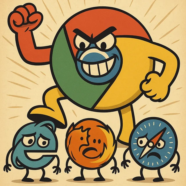 Browser Wars, v8 monopoly