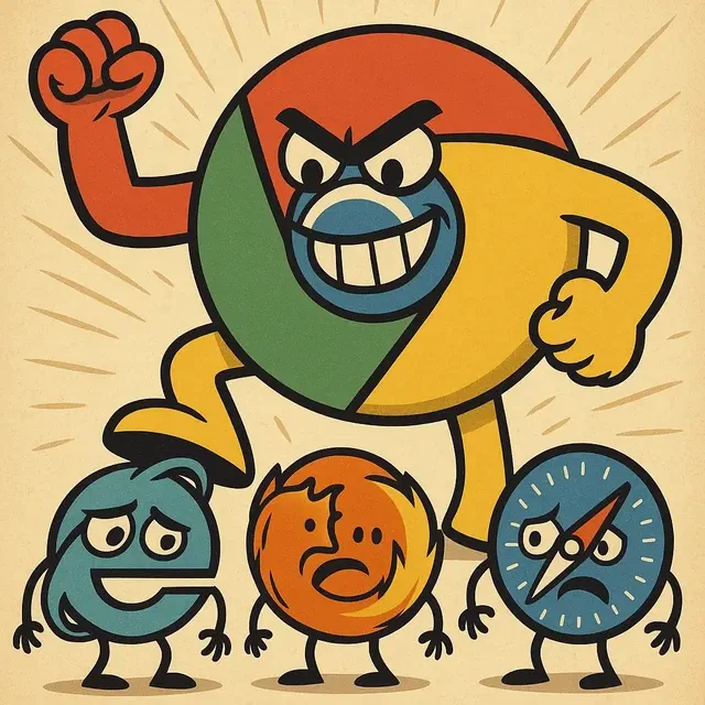 Browser Wars, v8 monopoly